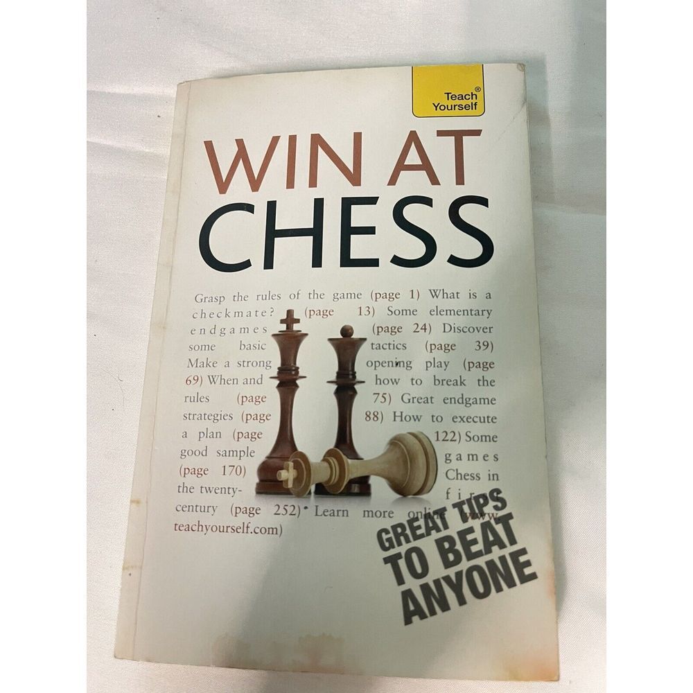 WIN AT CHESS: A TEACH YOURSELF GUIDE (TEACH YOURSELF: By William Hartston *VG+*